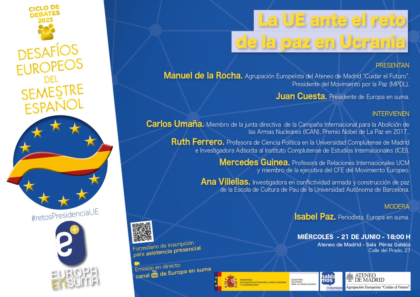 cartel tercer Debate 21 junio