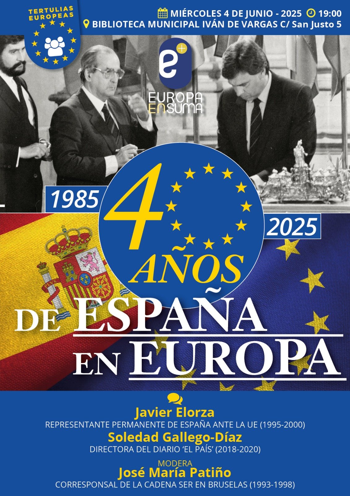 Cuarenta anyos Espana Europa